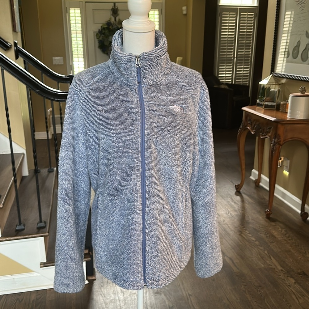 Women's Blue The North Face Jacket - EUC